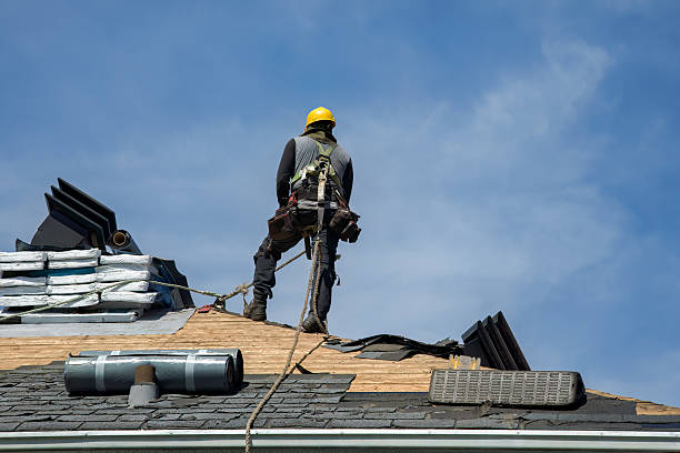Professional Flat Roof Repair technician working in Clermont, FL